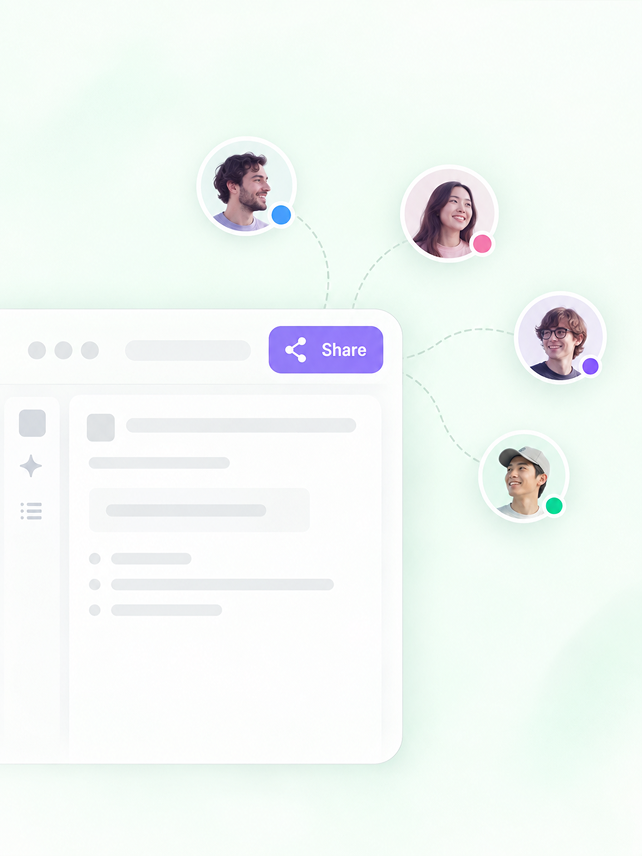 Sharing a creative workflow with collaborators